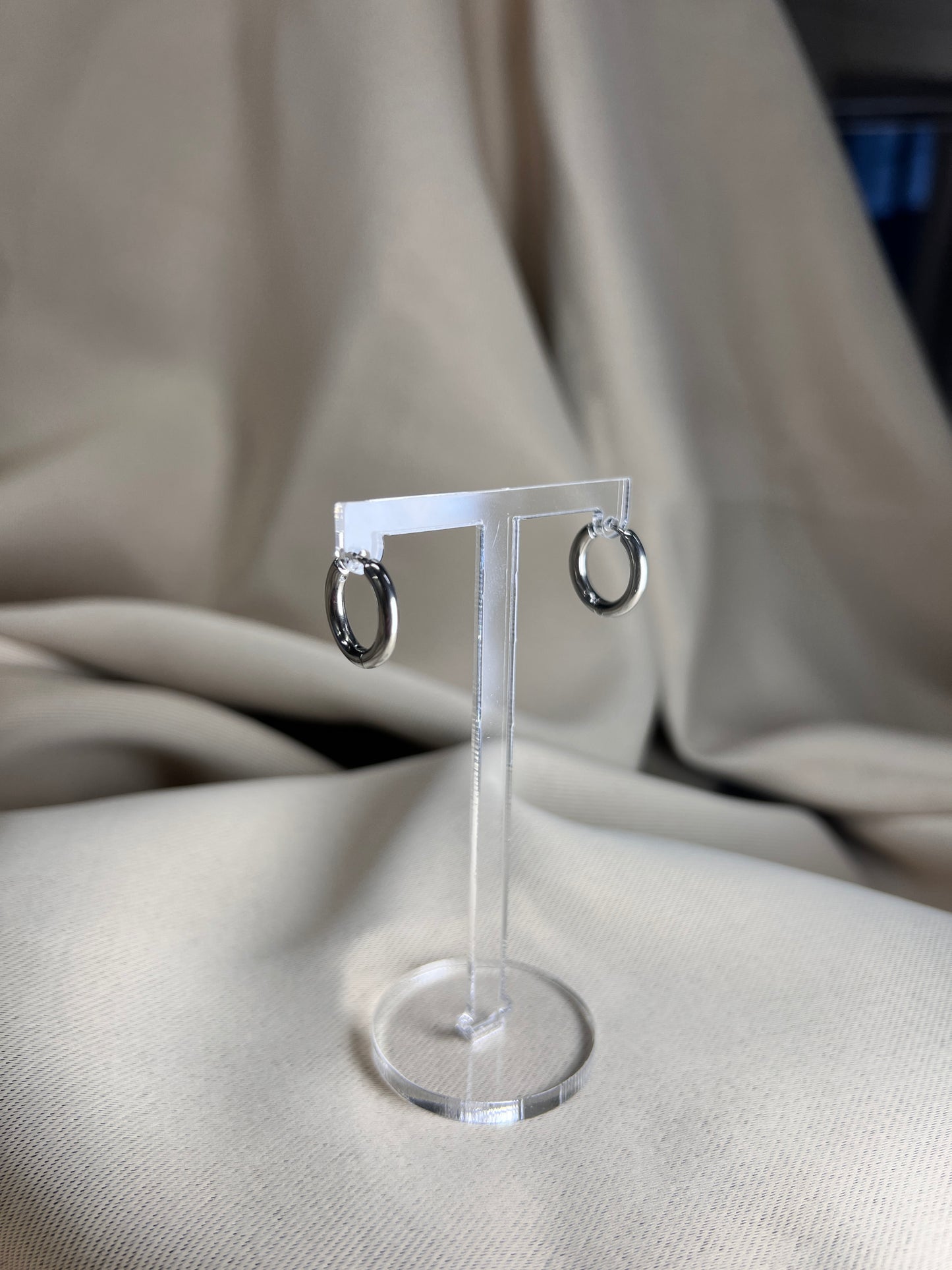 Ohrringe Hoops M.3 Silber