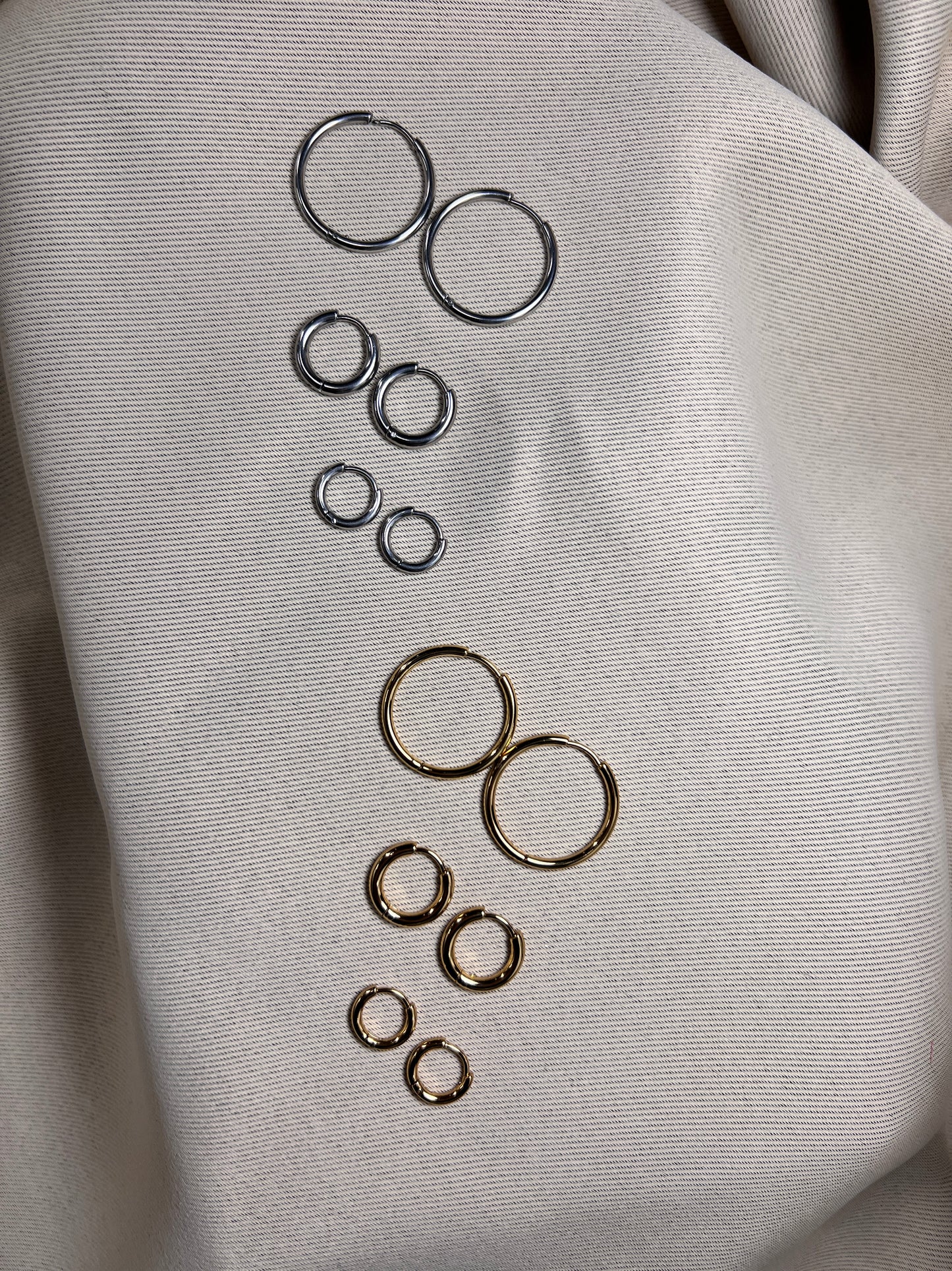 Ohrringe Hoops L.2 Gold