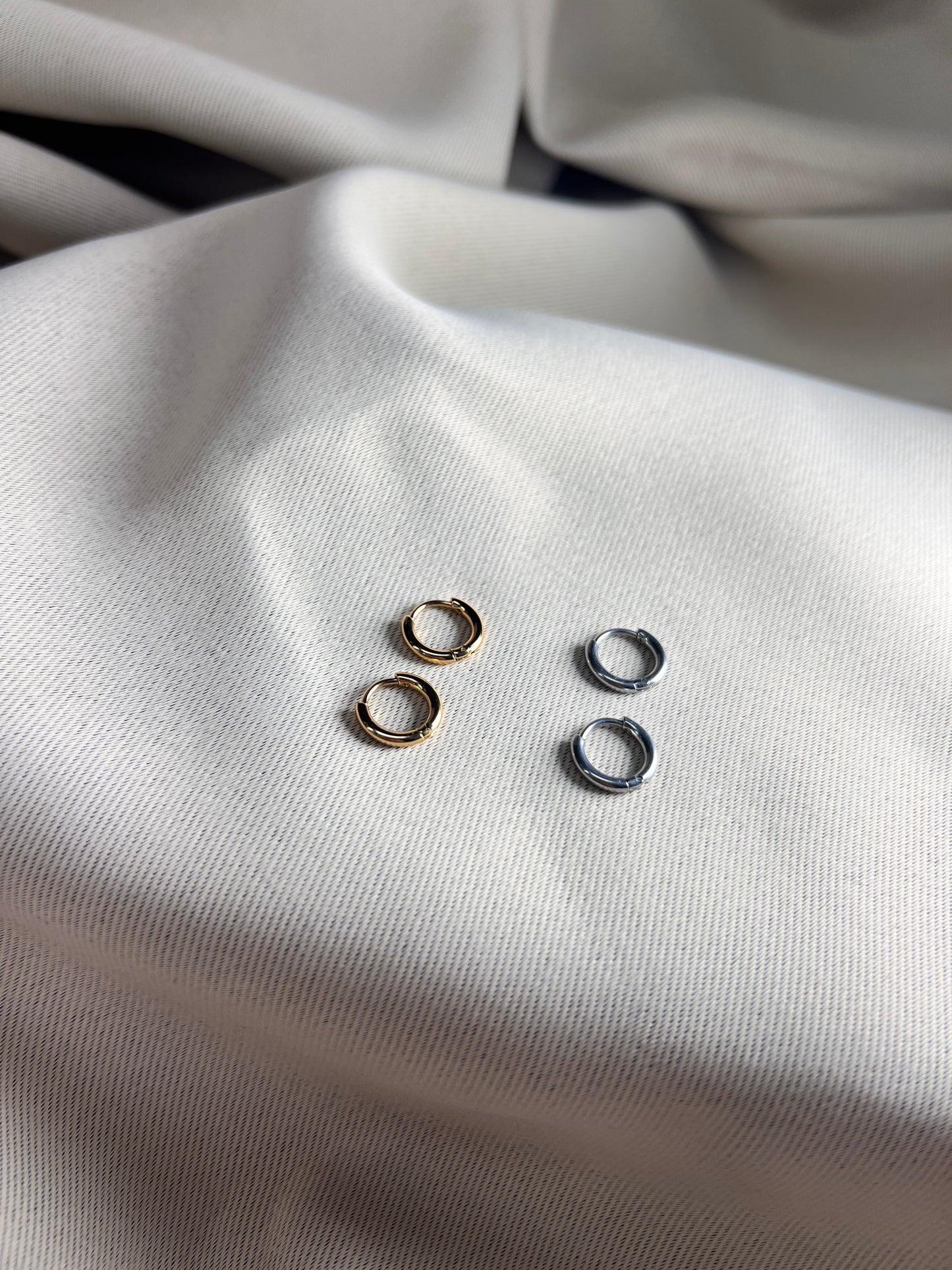 Ohrringe Hoops S.3 Silber