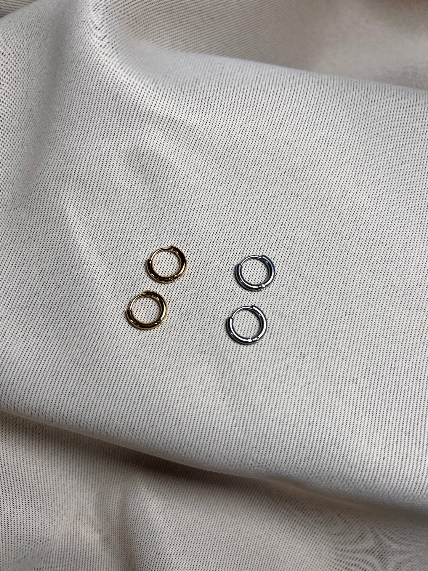 Ohrringe Hoops M.3 Silber