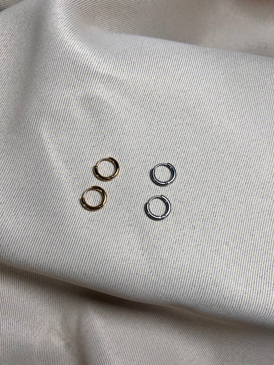 Ohrringe Hoops M.3 Silber