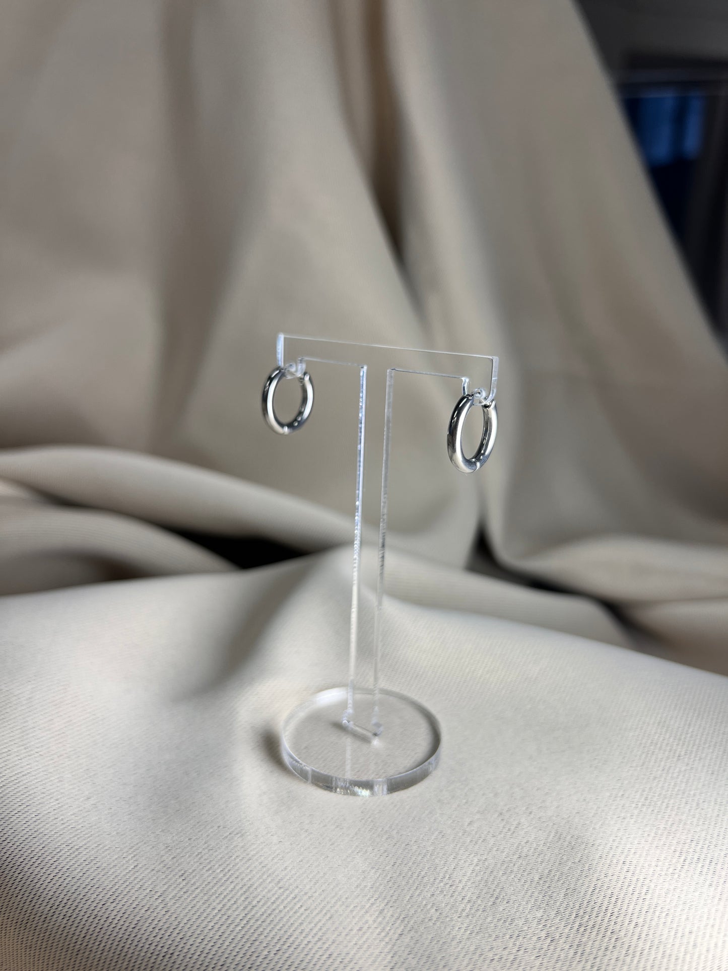 Ohrringe Hoops M.3 Silber