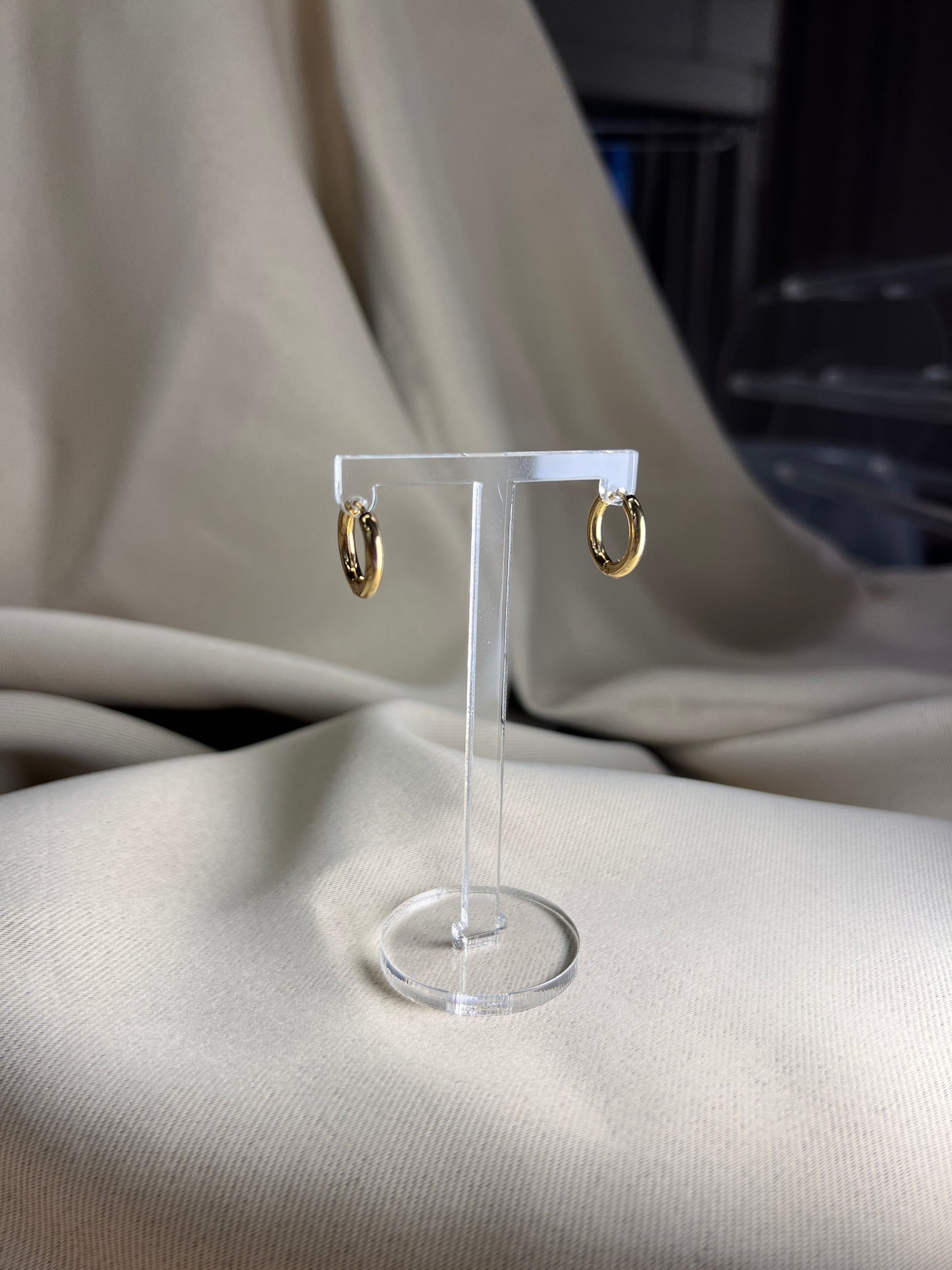 Ohrringe Hoops M.3 Gold