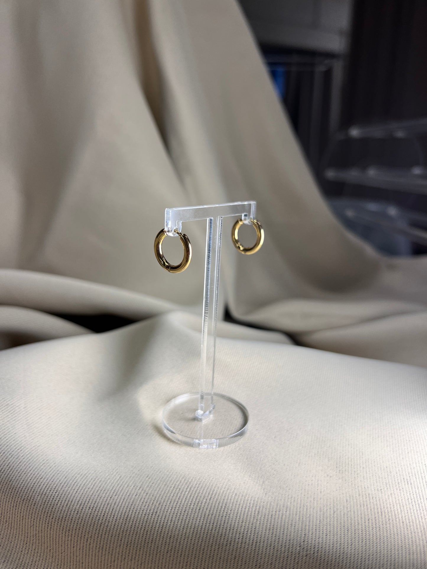 Ohrringe Hoops M.3 Gold