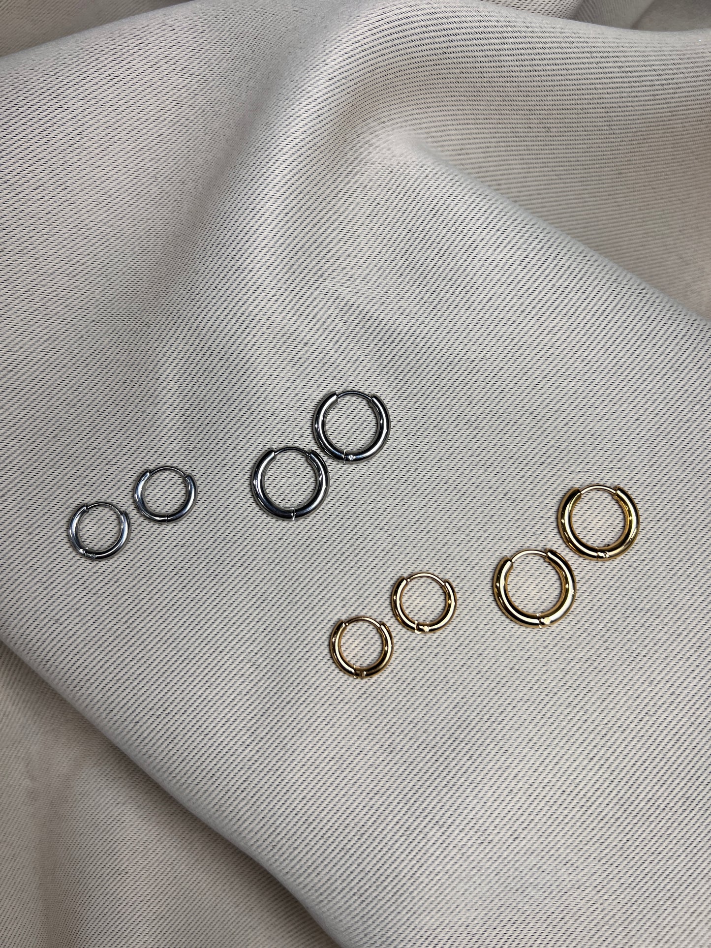 Ohrringe Hoops M.3 Silber