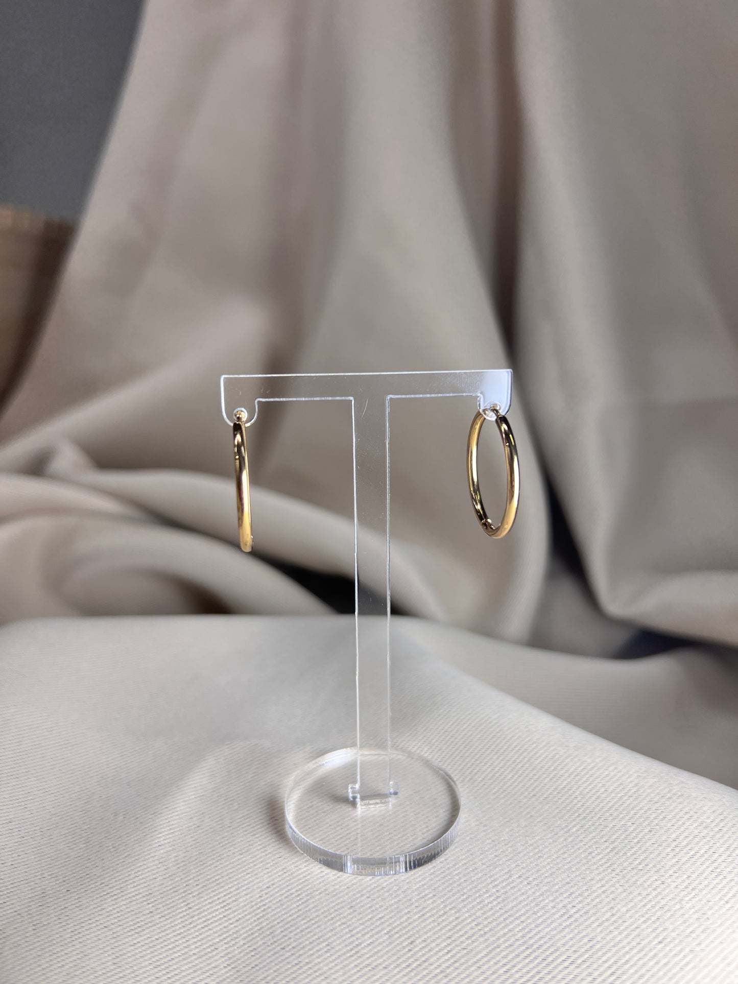 Ohrringe Hoops L.2 Gold