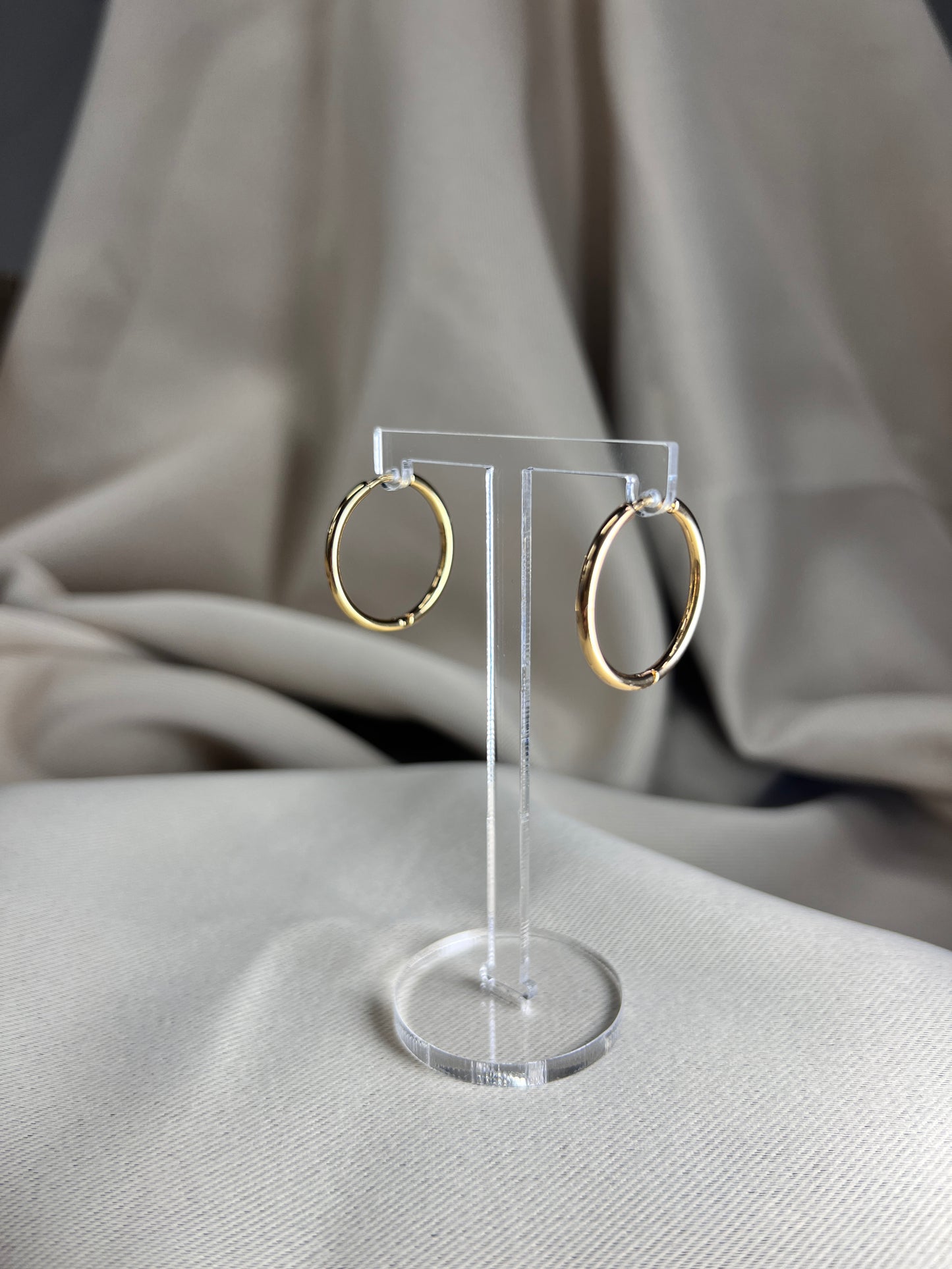 Ohrringe Hoops L.2 Gold