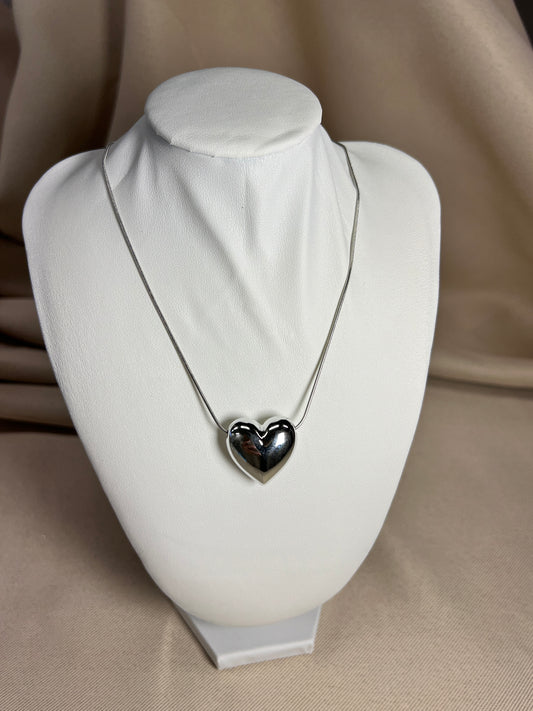 Halskette Heart in Silver