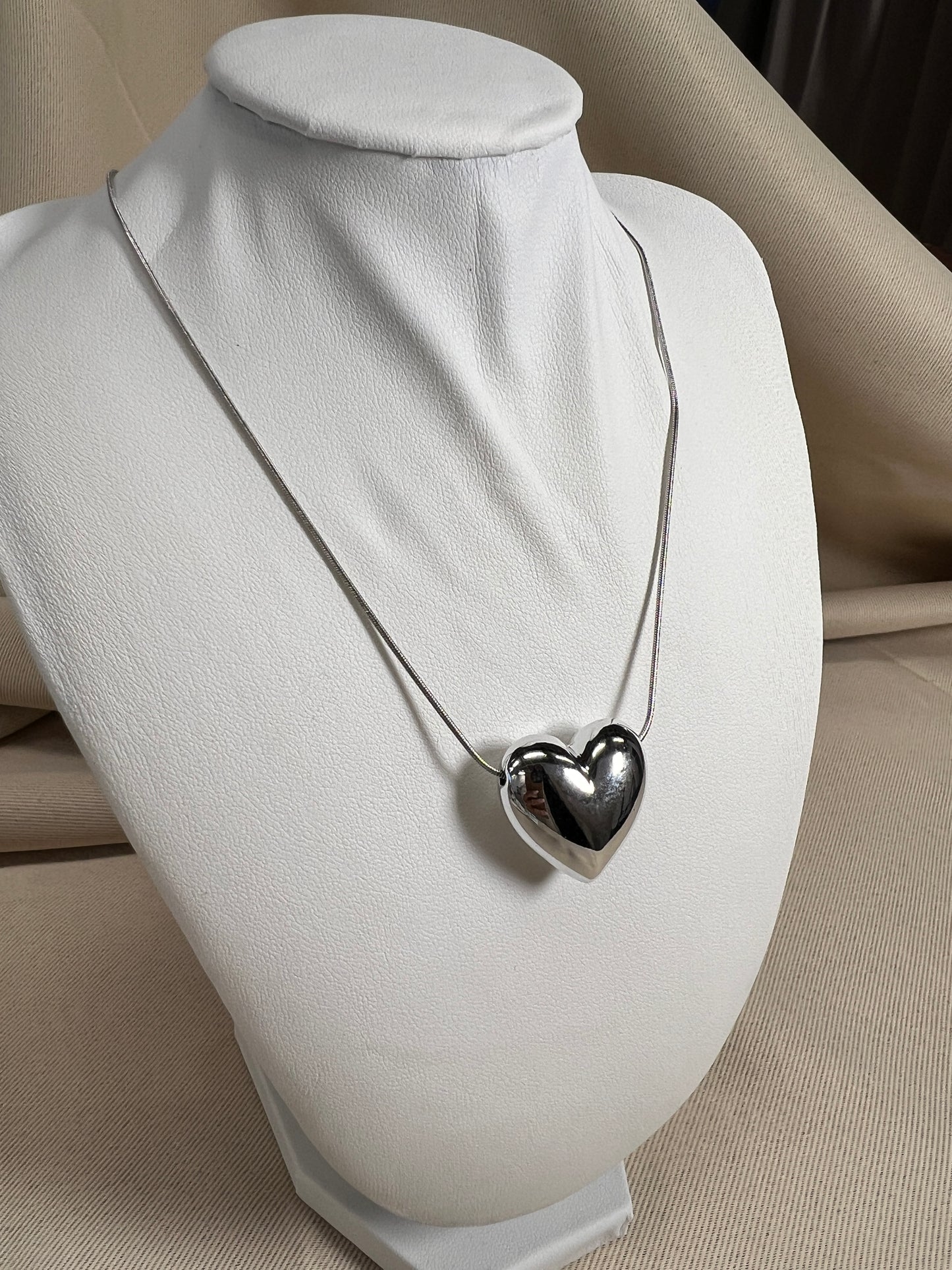 Halskette Heart in Silver